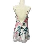 Linea Donatella Floral Lace Trim Chemise Nightgown Lingerie Babydoll Slip Dress Photo 4