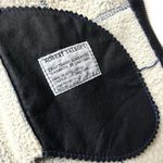 Womens Shearling Lambskin Vest Blue Size M Audrey Talbott Made In New Zealand Size M Photo 6