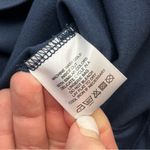 Cuyana Navy Blue Shift Cap Sleeve Career Dress Knee Length Womens Size Large Photo 3