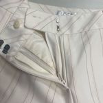 Ann Taylor  LOFT Women’s Pants Lined Size 6P Ivory With Brown & Pink‎ Stripes Photo 7