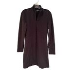 Athleta The Cassidy Ponte Dress Women's Small Petite Charcoal Athleisure Casual Photo 2