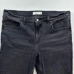 Abercrombie & Fitch Black Women's Mid Rise 90s Straight Jean 32 14R Photo 7