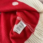 Mighty fine Red and Off White Acrylic Fa La La Laa Ugly Christmas Sweater Large Photo 9