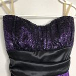 Windsor  Strapless Prom Dress Purple‎ Black Photo 6