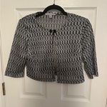 Danny & Nicole  Black and White Textured Jacket Photo 0