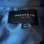 Lafayette 148 Nazelli Textured Wool Jacket Blazer Single Button Wool Size 4 Blue Photo 13