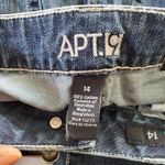 Apt. 9  Maxwell Fit Blue Distressed Mid Rise Straight Jeans 14 Photo 5