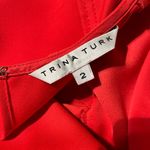 Trina Turk Red Orange Wrap Jumpsuit Size 2 Photo 4