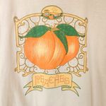 Fruit of the Loom Vintage 90s "Peaches" Graphic Tee White XL Single Stitch Photo 1