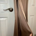 Fame and Partners  Brown Cowl Neck Libra Dress Photo 5