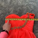 My Michelle Coral formal 1 beaded shoulder strap dance dress Photo 6