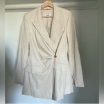 Nanushka Cream Blazer for Women Size L Photo 3