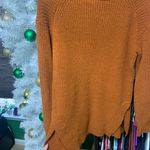 A New Day Burnt Orange Soft Sweater Photo 1