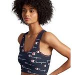 Champion  NWT Women's Size‎ XL Everyday Blue Logo Crop Top Photo 0