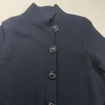Barbara Wells Studio Black Knit Button Front Long Cardigan Jacket Women's Size L Size L Photo 2