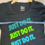 Nike Just Do It Women's T-Shirt Black Small Athletic Cut Short Sleeve Photo 3