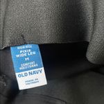 Old Navy High Rise Pixie Wide Leg Comfort Waist Stretch Pants Black Medium Work Photo 7