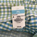 J. McLaughlin  Masie Shorts 4 NWT $138 Catalina Stretch Pull On Green Gingham Photo 4