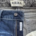 Ariat Real Demin Jeans Embroidered Marine Women's 36R Mid Rise Boot Cut Entwined Photo 7