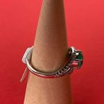 Bomb Party RBP2270 “Desert Sunset Bringback!” Emerald on Rhodium Size 9 Ring NWT Photo 1