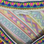 Trina Turk Peruvian Stripe Kimono Swimsuit Beach Cover-Up Dress tropical Medium. Photo 6