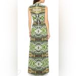 Alice + Olivia mirrored gardens green maxi dress Photo 1