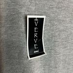 Verve Ami  Drizzle Heather Zipper Shoulder Gray Blouse Photo 1