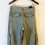 PTCL Jade High Rise Cargo Pants Green Size 30 Cotton Straight Leg Photo 5