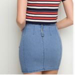 Brandy Melville  Blue Denim Justina Skirt Photo 2