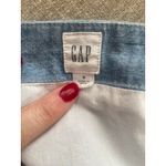 Gap  Denim Button Front Skirt Size 6 Light Wash Jean Skirt Photo 5