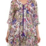 Roberto Cavalli  Silk Printed Bell Heather Dress Photo 2