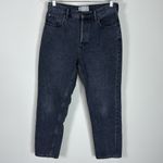 Everlane ‎ The 90’s Cheeky Jeans Size 27 Ankle Button Fly Washed Black Photo 3