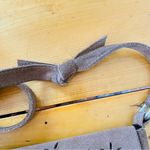 The Limited  Vintage Leather Fringe Small Boho Crossbody Bag Brown Photo 5