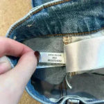 Madewell  The Perfect Vintage Jeans Denman Wash Blue Distressed Ripped Size 26 Photo 9