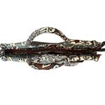 Vera Bradley Retired 2010 Slate Blooms The Gabby Quilted Tote Handbag Brown Gray Photo 3