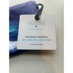 New puzzled by Iceland One size art to wear headband northern lights Blue Photo 4