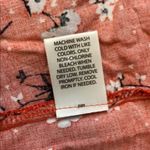 Candie's  Red Floral Tie Front Blouse Size L Photo 4