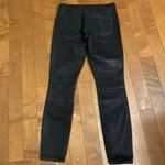 Gap 1969 WOMENS COATED BIKER LEGGING JEANS black size 26 Photo 7