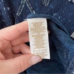 Free People Nwt ‎ blue sheer lace beaded bell sleeve witchy dress Photo 4