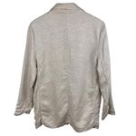 American Eagle NEW Linen Viscose Boyfriend Fit Blazer Size Medium Single Button Photo 2