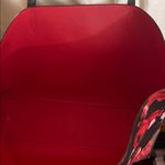 Victoria's Secret  Black Tote with Red Floral Design Photo 3
