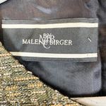 Malene Birger Gold Bronze Metallic Textured Short Sleeve Pullover Blouse Shirt Photo 1