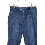 The Limited  917 Women Jeans Flared‎ Leg Mid-Rise Stretch Dark Wash Denim Blue 8R Photo 3