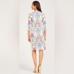 J. MCLAUGHLIN CATALYST DRESS IN MADRID PAISLEY S White Photo 4