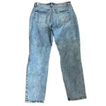 Loft Size 10 30 High Waist Rise Boyfriend Jeans Acid Wash Holes Photo 1