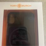 Tory Burch NEW  Black Embroidered Logo Hardshell iPhone Case X/XS Photo 4