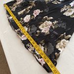 Torrid blouse short flutter sleeve V-neckline lace up back floral Sz 0 large Photo 4