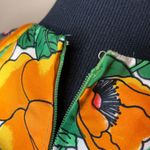 VTG Tanner of North Carolina Sleeveless Floral Dress SZ 8 Retro Resortwear Boho Orange Photo 11