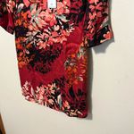Tracy Reese  Red Floral Silk Blend‎ Sculpted Sheath Dress Size 4 NWT Photo 1