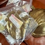 Venus  Shimmering Bronze Metallic Goddess Push-Up Halter Top and Havana Bottoms Photo 9